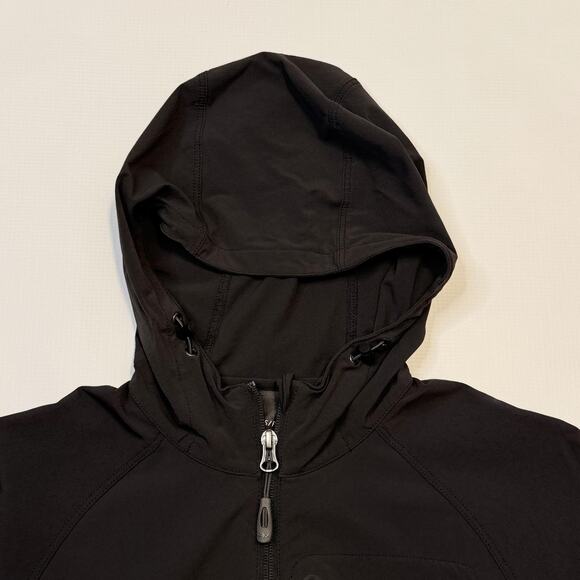 Outdoor Research Jacket Womens Small Black Softshell Hooded Full Zip Hiking - Picture 7 of 14